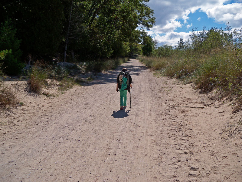 hiking home ludington